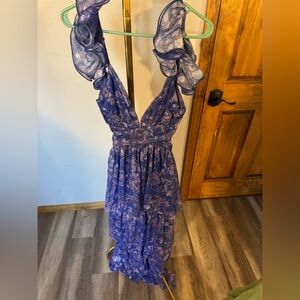 Storia Blue and Purple Dress